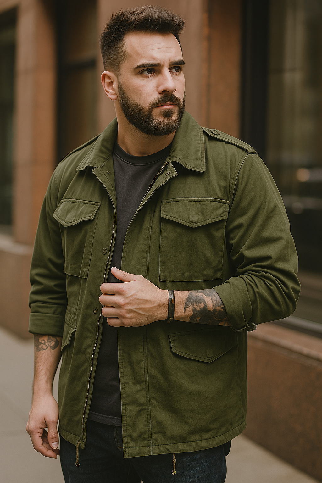 Jaqueta Estilo Militar