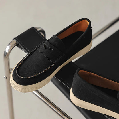 Sapato Camurça Slip On