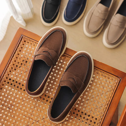 Sapato Camurça Slip On