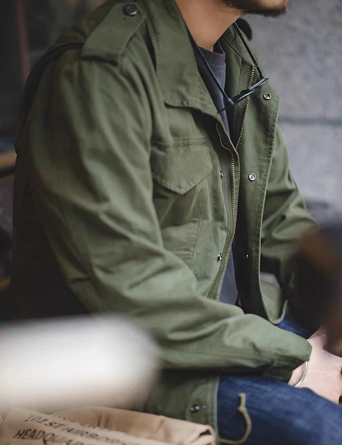 Jaqueta Estilo Militar