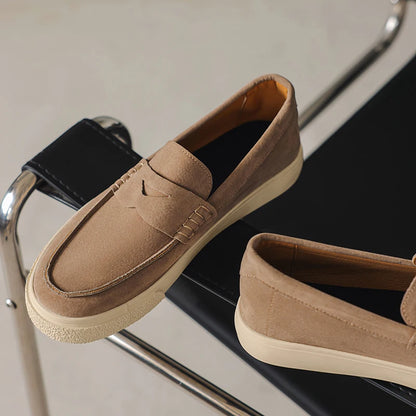 Sapato Camurça Slip On